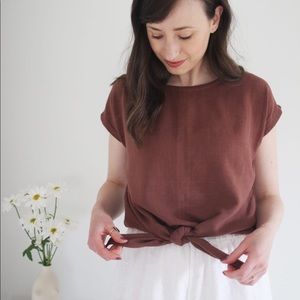 Tie Top in Dusk X-Small
